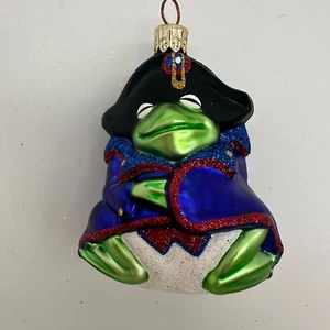 2000 Patricia Breen Napoleon Frog Blue Coat 3.75" Ornament - Picture 1 of 14