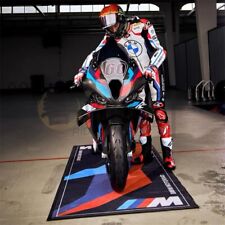 For BMW M Motorrad Motorcycle Bike Pit Box Carpet / Garage