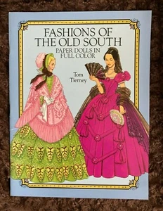 Die Mode des alten Südens Papierpuppen Buch Vintage Tom Tierney - Bild 1 von 2