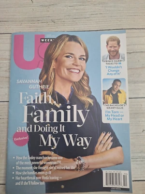 US Weekly March 10, 2025 Magazine Savannah Guthrie - Prince Harry - Grant Ellis - Image 1 of 2