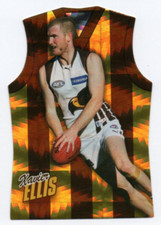 2010 AFL SELECT DIE-CUT - HOLOGRAPHIC GUERNSEY GDC97 Xavier ELLIS (HAWTHORN)
