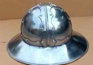 Medieval Antique Crusader Helmet For Battel Ready Armor Roleplay Halloween Gift - Picture 1 of 4