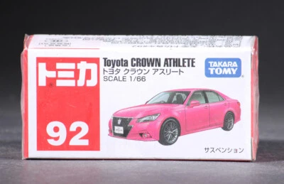 Takara Tomy Tomica 92 TOYOTA CROWN ATHLETE 1/66 Mini Diecast Car - Image 1 of 4