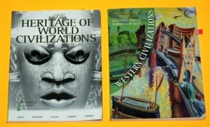 2 Textbooks: Heritage of World Civilizations Vol 1 +Western Civilizations Vol 2 - Picture 1 of 2