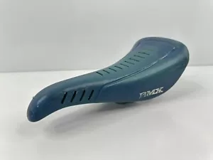 Rare Vintage 1980’s Mongoose Pro Class BMX Racing Seat Saddle Blue Rad - Picture 1 of 7