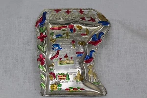Minnesota De Colección Souvenir Metal Lata Forma Estado Cenicero Baratija Plato Pintado a Mano - Imagen 1 de 5