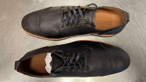 Zapatos de vestir informales Oxford informales de cuero negro Timberland para hombre A1SOS TALLAS: 11-12 - Imagen 1 de 12