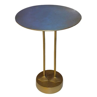 Mesa auxiliar de flamenco de latón Fred Segal escultural base de pájaro acento vintage Foto 1 de 4