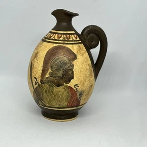 Vintage griechische Amphore Replik mit Griffen dekorative Keramik Vase handgefertigt - Bild 1 von 11
