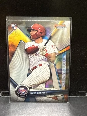 2018 Bowman's Best #NS-RH - RHYS HOSKINS -  Neophyte Sensations RC SP - PHILLIES - Image 1 of 2