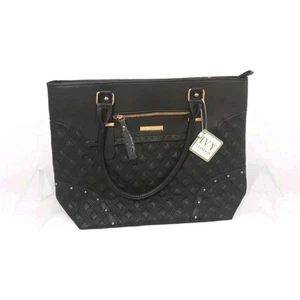 ☆NWT IVY LONDON !WOMEN'S HANDBAG PURSE BLACK HARDWARE - Picture 1 of 6