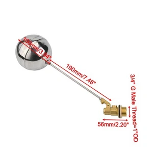 Innovative Rubber Gasket System in 34 Inch Stainless Steel Float Valves - Picture 1 of 24