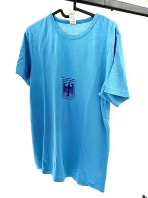 MARKENLOS Orginal Bundeswehr T-Shirts einzeln Blau