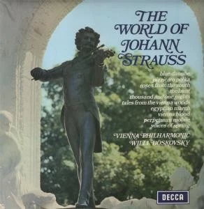 SPA10 Various Artists World of Johann Strauss LP vinyl UK Decca 1969 stereo - Image 1 of 1
