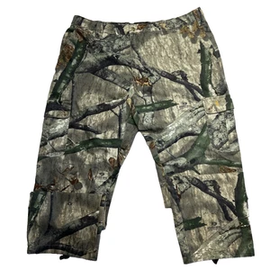 Browning Men's 2XL Adjustable Waist Mossy Oak Treestand Camo Cargo Hunting Pants - Picture 1 of 17