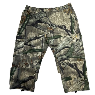Browning Men's 2XL Adjustable Waist Mossy Oak Treestand Camo Cargo Hunting Pants - Image 1 of 4