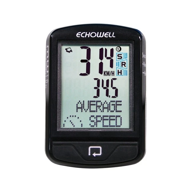 ciclocomputer ct-09 9 funzioni nero - wireless 304351030 ECHOWELL bici contachil - Image 1 of 1