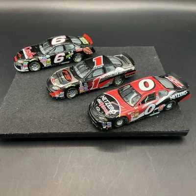 Coches de radiocontrol NASCAR 1#0 NETZERO, 1#1 FS acabado fuerte “Promo” y 1#6 Castle 2003 1/64 Foto 1 de 3