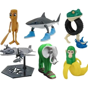 Shark Figurine Tungtungsahur Figure Desktop Decoration Ornament 3D Printed Toys - Picture 1 of 18
