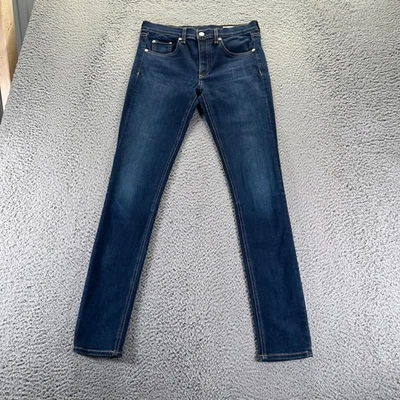Rag & Bone Jeans Womens Size 27 Blue Dark Wash Cotton Stretch Skinny Mid Rise - Image 1 of 4
