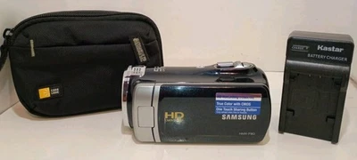 Videocámara Samsung Salida HDMI 52x Zoom Óptico HMX-F90 16GB Tarjeta SD y Estuche  Foto 1 de 4