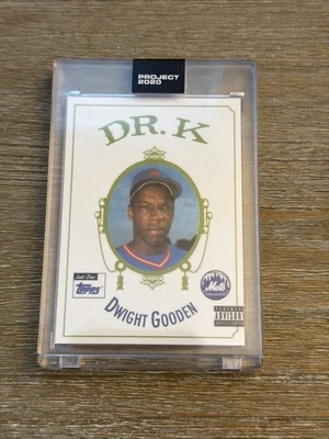 Proyecto Topps 2020 #360 Dwight Gooden Dr. K por Don C 1985 Mets Foto 1 de 2