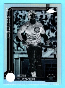 Kyle Tucker 2025 Topps Chrome #103 Negative Refractor SP Chicago Cubs - Picture 1 of 2