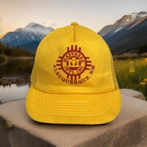 Albuquerque New Mexico Native American Indian Pueblo Museum Yellow Baseball Cap - Picture 1 of 7