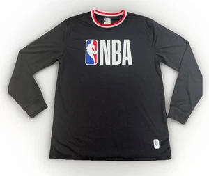 Schwarzes Langarm NBA Logo Shirt Herren Large  - Bild 1 von 5