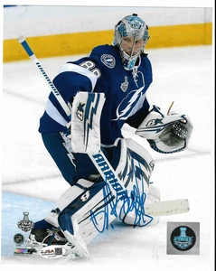 Tampa Bay Lighting ANDREI VASILEVSKIY signed 8x10 Phototfile Photo JSA - Bild 1 von 1