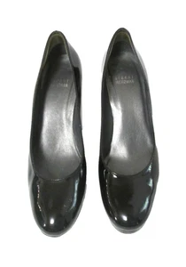 Stuart Weitzman schwarze Lackleder-Heels 8 M LKN B10 - Bild 1 von 8
