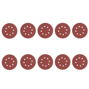10pcs Sandpaper 125mm 6 Hole 40 Grit for Furniture Wood Metal Polishing - Picture 1 of 8