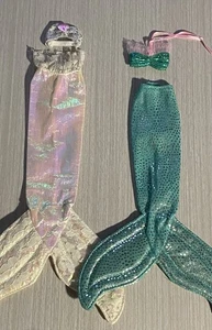 Barbie Fashion Doll Clone Mermaid Fins And Tops 4 Pieces - Picture 1 of 8