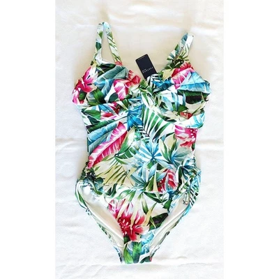 Fantasie Women's Langkawi Underwire Twist Front Swimsuit White 36DDD US NEW - Image 1 of 4