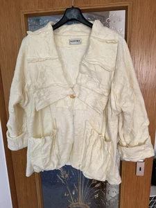 KEKOO WUNDERSCHÖNE WEITE JACKE GR. 1 Gr. 40/42 Lagenlook weich warm edel - Bild 1 von 11