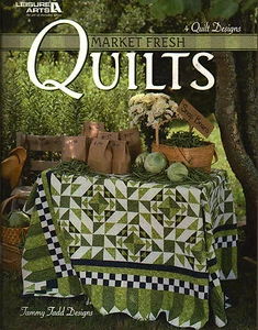Market Fresh Quilts Capture the Colors & Feels of Country Quilting Pattern Book - Picture 1 of 5