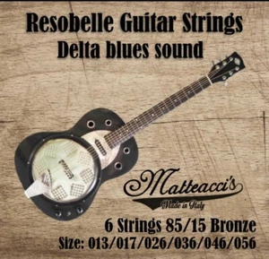Matteacci's Resobelle Corde Chitarra Resofonica Dobro National - Imagen 1 de 2