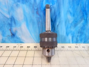 Jacobs J33 drill chuck 0-1/2" capacity. .580- .700" Tapered shank 2-33 knurled - Picture 1 of 11