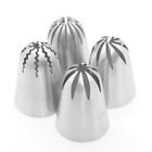 Large 4PCS Tools Baking Piping Icing Tips Nozzle Steel Stainless Cake Decorating