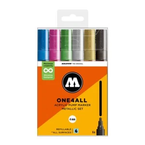Molotow ONE4ALL Marker - 227HS Metallic Set Deko Home DIY Streetart Sketch Hobby - Bild 1 von 3