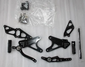 COMMANDES RECULEES REARSET YAMAHA R1 2009 2010 2011 2012 2013 2014 NOIRE - Imagen 1 de 1