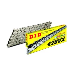Cadena Abierta DID Plata VX 134-428 Clip DERBI 125 SENDA SM BAJA 4T 2007-2014 - Imagen 1 de 2