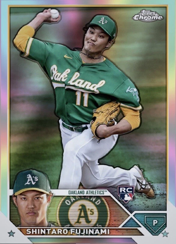 [DIGITAL] Topps Bunt - Shintaro Fujinami - Topps Chrome 23 S1 - Refractor Base - Image 1 of 1