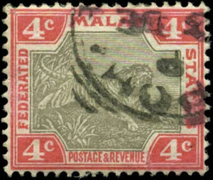 Malaya Scott #20a Used - Picture 1 of 1
