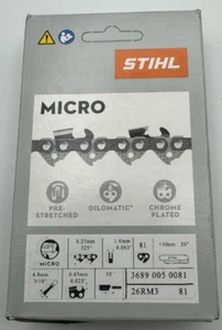 STIHL 26RM3-81 Oilomatic Rapid Micro 3 Saw Chain, 20" - Picture 1 of 1