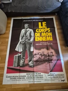 AFFICHE CINEMA, 120x160cm,LE CORPS DE MON ENNEMI,JEAN-PAULBELMONDO - Foto 1 di 1