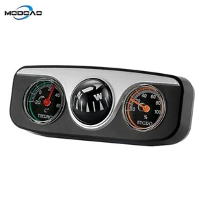 3 in 1 Guide Ball Car Compass Thermometer Hygrometer Car Interior Accessories - Bild 1 von 8