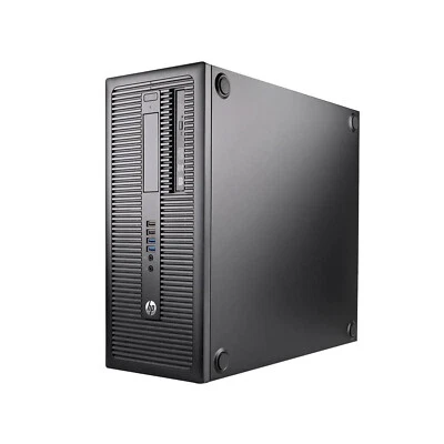 HP EliteDesk Tower Fast i5 4th 32GB RAM 2TB SSD/HDD WIFI Win 11 PRO Trading PC - Image 1 of 4
