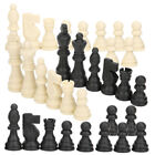 International Chess Piece Plastic Chessmen Set Replacement Exquisite For Kid FD5
