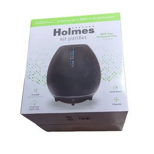 Holmes HAP600B 3 Speed Small Room HEPA Air Purifier With Built In Light NEW - Picture 1 of 4
